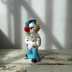 Vintage Action Clown Figurine Clowncore Maximalism Kitch